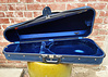 Bobelock Bobelock shaped 16" viola case with blue silk-plush interior - lighty used