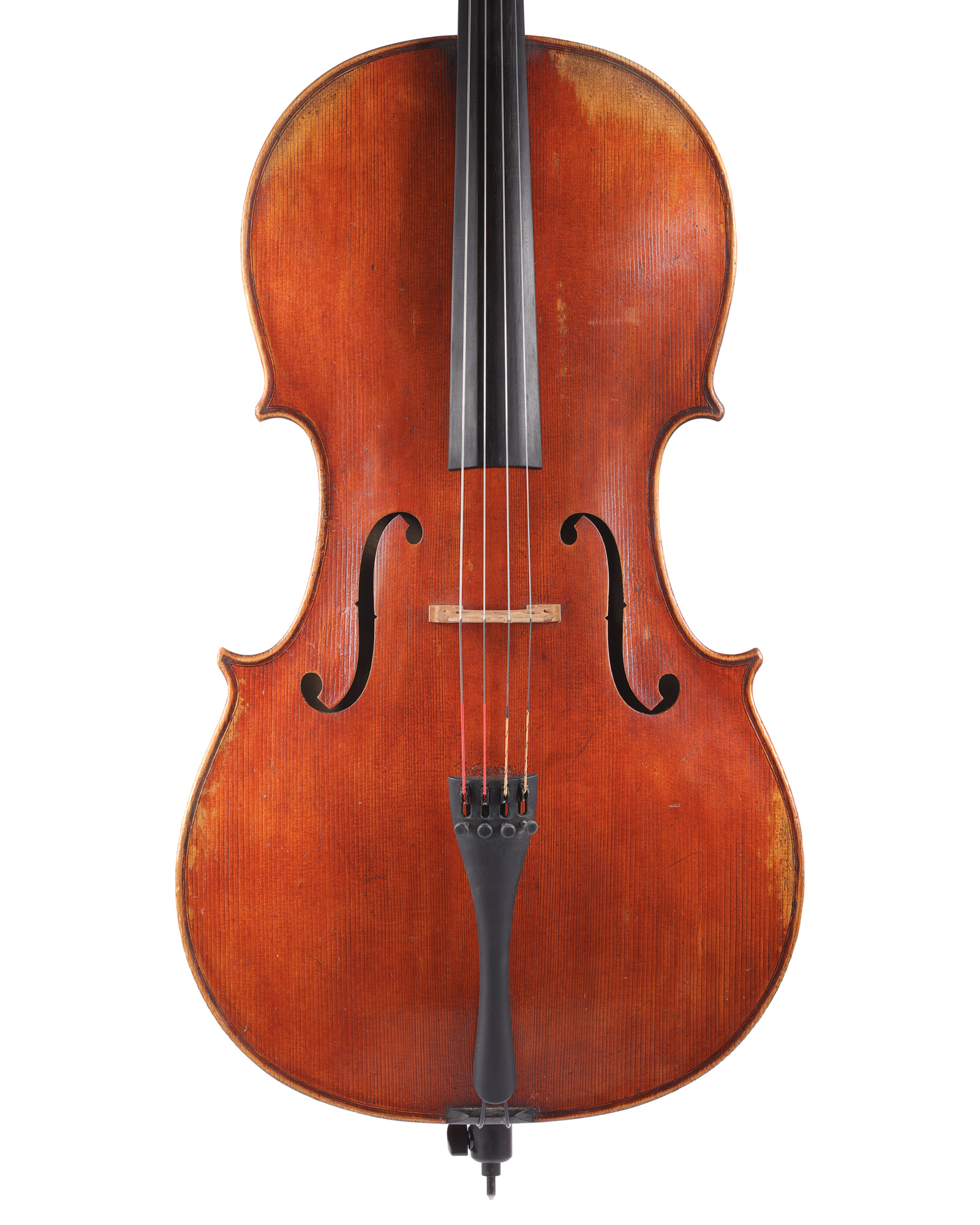 Barnabás Sárközi 4/4 cello, labelled Budapest, Hungary 1989