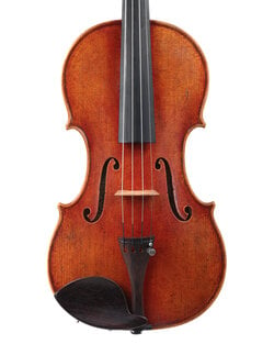 Canadian Charles Arsenault violin, Quadra Island, BC, 2023