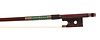 Cameron Robertson violin bow "Dominique Peccatte" model, snakewood frog/button with Shibu-Ichi bronze, Atlanta, GA, 61.7g *with certificate from maker*