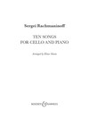 Rachmaninoff (Simon): Ten Songs (cello and piano) B&H