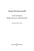 Rachmaninoff (Simon): Ten Songs (cello and piano) B&H
