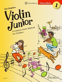Schott Music Stephen: Violin Junior: Theory Book 1 A Creative Violin Method for Children (violin) SCHOTT