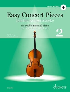 Schott Music Mohrs: Easy Concert Pieces, Volume 2 - 24 Easy Pieces from 5 Centuries Using Half to 3rd Position (Double Bass and Piano) SCHOTT
