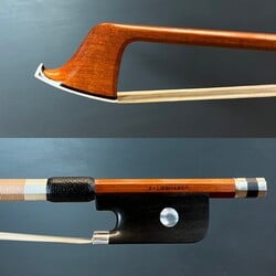 Abe Liebhaber cello bow, silver-mounted, San Diego, CA, USA, 77.6g