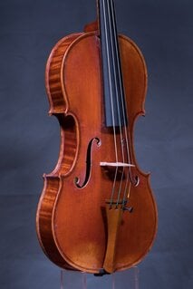 Jordan Hess violin, Guarneri model, 1-piece back, 2020, lightly antiqued, Salt Lake City