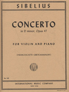 International Music Company Sibelius, J. (Francescatti): Concerto in D minor, Op.47 (violin & piano) IMC