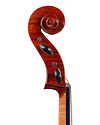 Unlabeled 4/4 carved cello, highly flamed maple | Metzler Violins