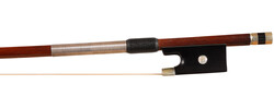 French C.N. BAZIN nickel mounted violin bow, unbranded, Mirecourt, FRANCE, with Raffin certificate of authenticity