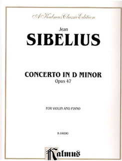 Alfred Music Sibelius, J.: Concerto in D minor Op.47 (violin, and piano)