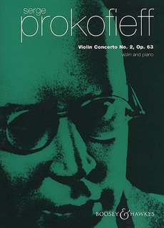 HAL LEONARD Prokofiev, S.: Violin Concerto No.2, Op.63 (violin & piano)
