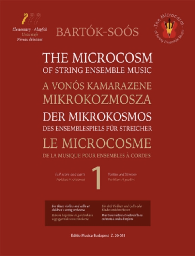 Bartok: The Microcosm of String Ensemble Music 1: Elementary (three violins and cello) BUDAPEST | Metzler Violins