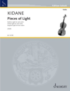 Schott Music Kidane: Pieces of Light (solo and two violins) SCHOTT | Metzler Violins
