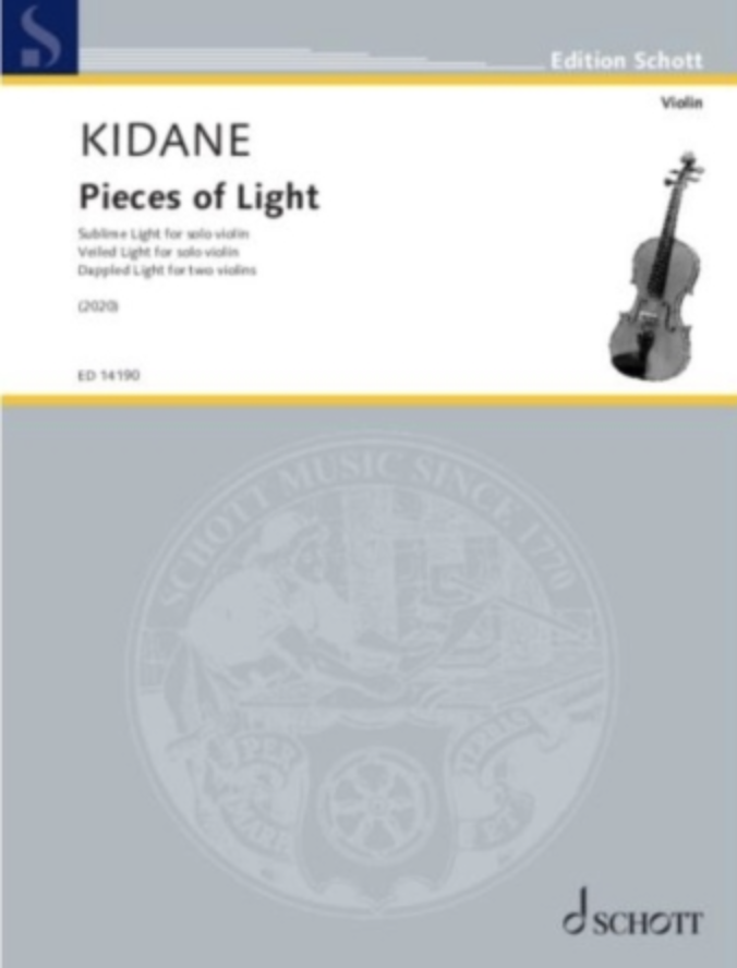 Schott Music Kidane: Pieces of Light (solo and two violins) SCHOTT | Metzler Violins
