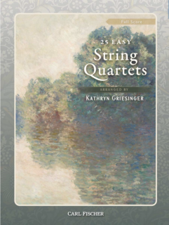 Carl Fischer Griesinger: 25 Easy String Quartets (score) | Metzler Violins