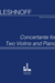 Theodore Presser Leshnoff: Concertante (two violins) PRESSER | Metzler Violins