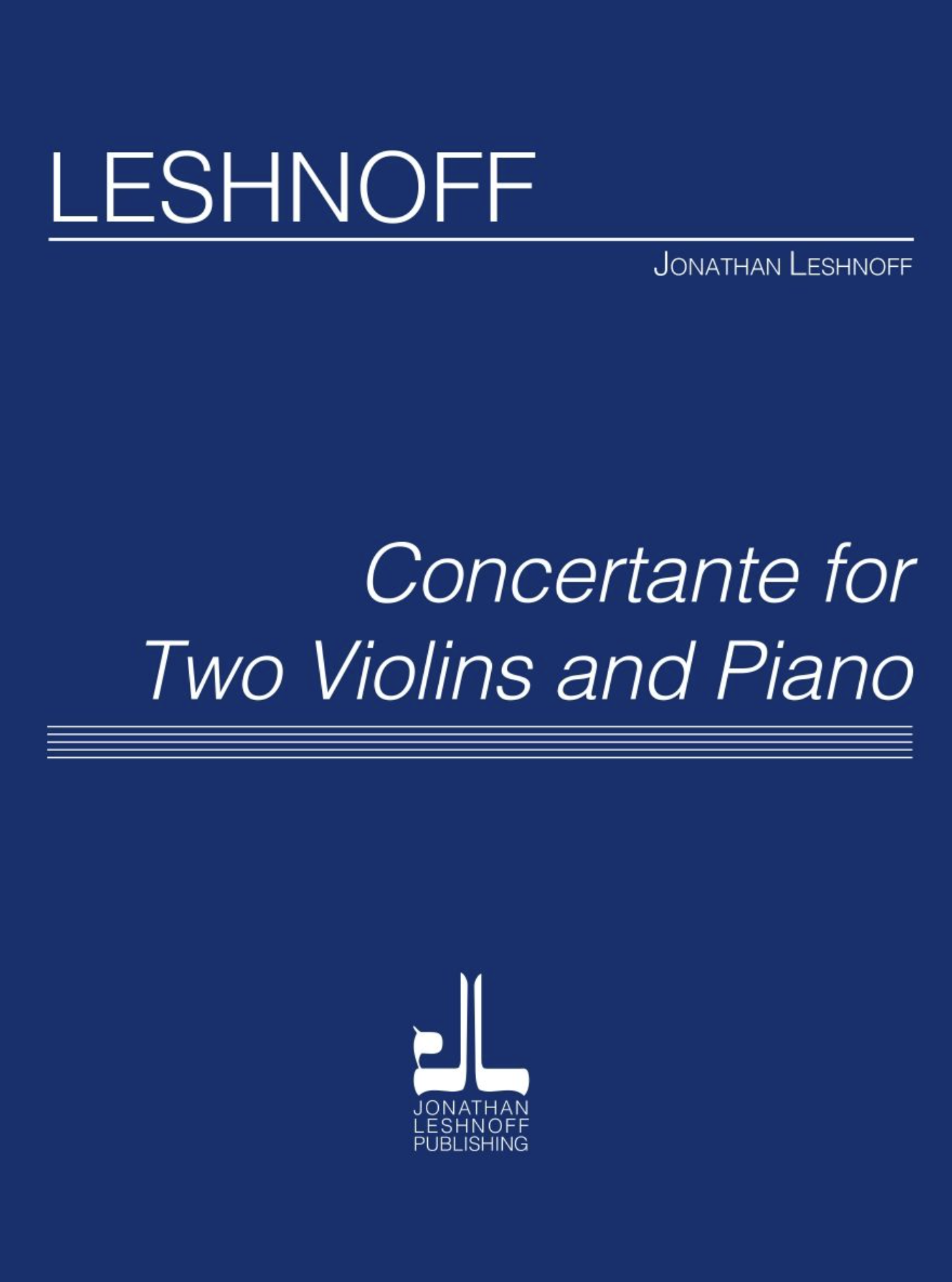 Theodore Presser Leshnoff: Concertante (two violins) PRESSER | Metzler Violins