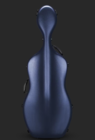 Eastman cello case, ABS plastic, hardshell with wheels, Blue