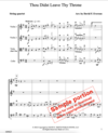 David E. Smith Everson: Thou Didst Leave Thy Throne (string quartet) DAVID E | Metzler Violins