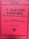 International Music Company Dont (Grieve): 15 Selected Exercises. op 38 (violin) IMC | Metzler Violins