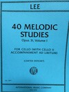 International Music Company Lee (Enyeart): 40 Melodic Studies, Opus 31, Volume I (cello) IMC | Metzler Violins