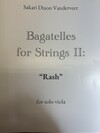 Dixon Vanderveer: Bagatelles for Strings II: "Rash" (viola) | Metzler Violins