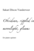 Dixon Vanderveer: Obsidian, rippled in moonlight, gleams (piano quintet) | Metzler Violins