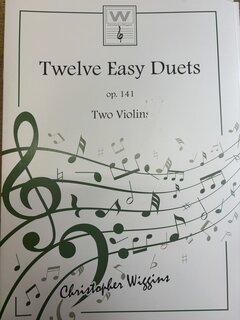 Christopher Wiggins Wiggins: Twelve Easy Duets (two violins) Wiggins | Metzler Violins