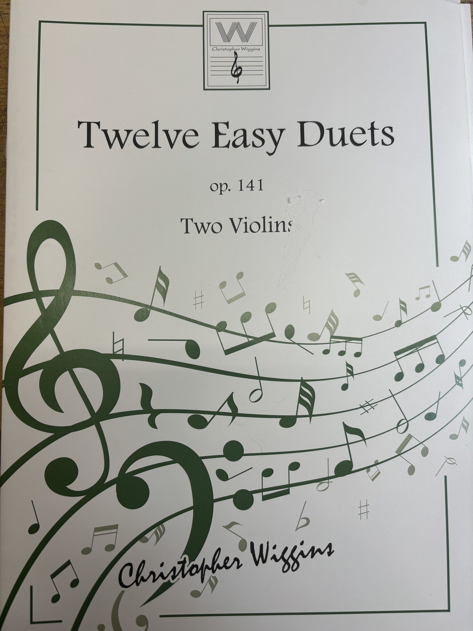 Christopher Wiggins Wiggins: Twelve Easy Duets (two violins) Wiggins | Metzler Violins