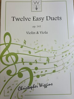 Christopher Wiggins Wiggins: Twelve Easy Duets (violin and viola) Wiggins | Metzler Violins