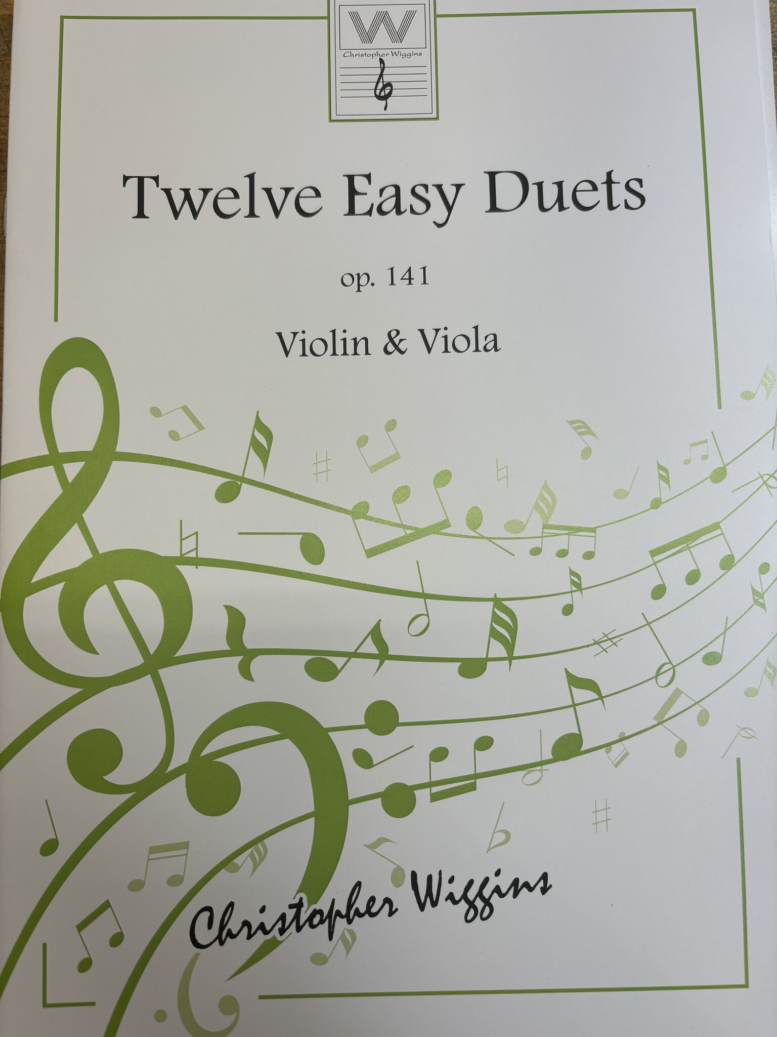 Christopher Wiggins Wiggins: Twelve Easy Duets (violin and viola) Wiggins | Metzler Violins