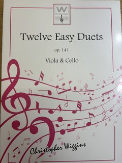 Christopher Wiggins Wiggins: Twelve Easy Duets (viola and cello) Wiggins | Metzler Violins