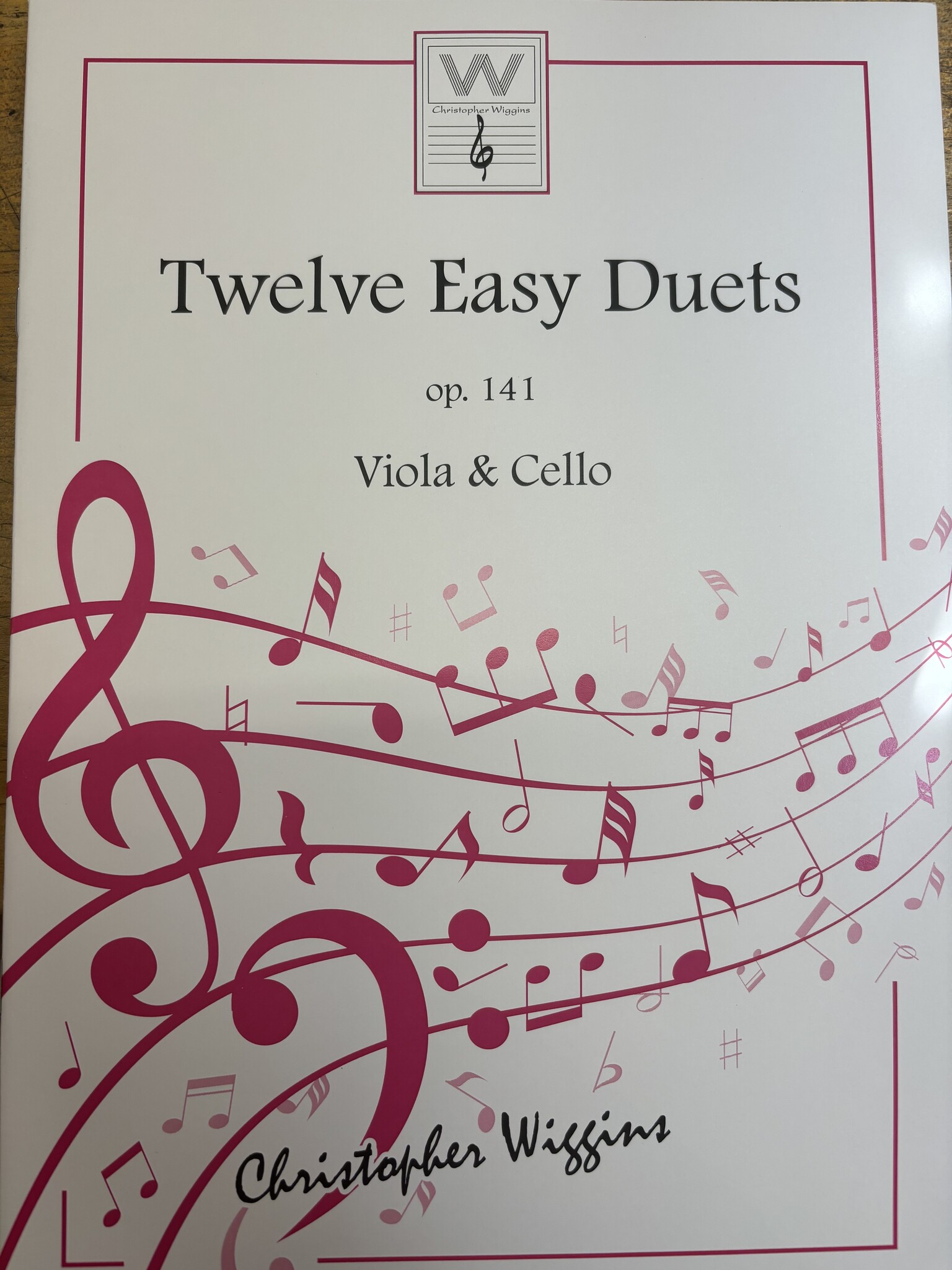 Christopher Wiggins Wiggins: Twelve Easy Duets (viola and cello) Wiggins | Metzler Violins