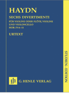 Haydn: 6 Divertimenti Hob.IV:6-11 (study score) HENLE | Metzler Violins
