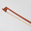Turkish M.U. GÜLER silver violin bow, round Pernambuco stick, 62.3 grams | Metzler Violins