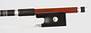 Turkish M.U. GÜLER silver violin bow, round Pernambuco stick, 62.3 grams | Metzler Violins