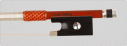Turkish M.U. GÜLER silver viola bow, round Pernambuco stick, 69.6 grams | Metzler Violins