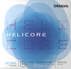 D'Addario Helicore Octave violin set