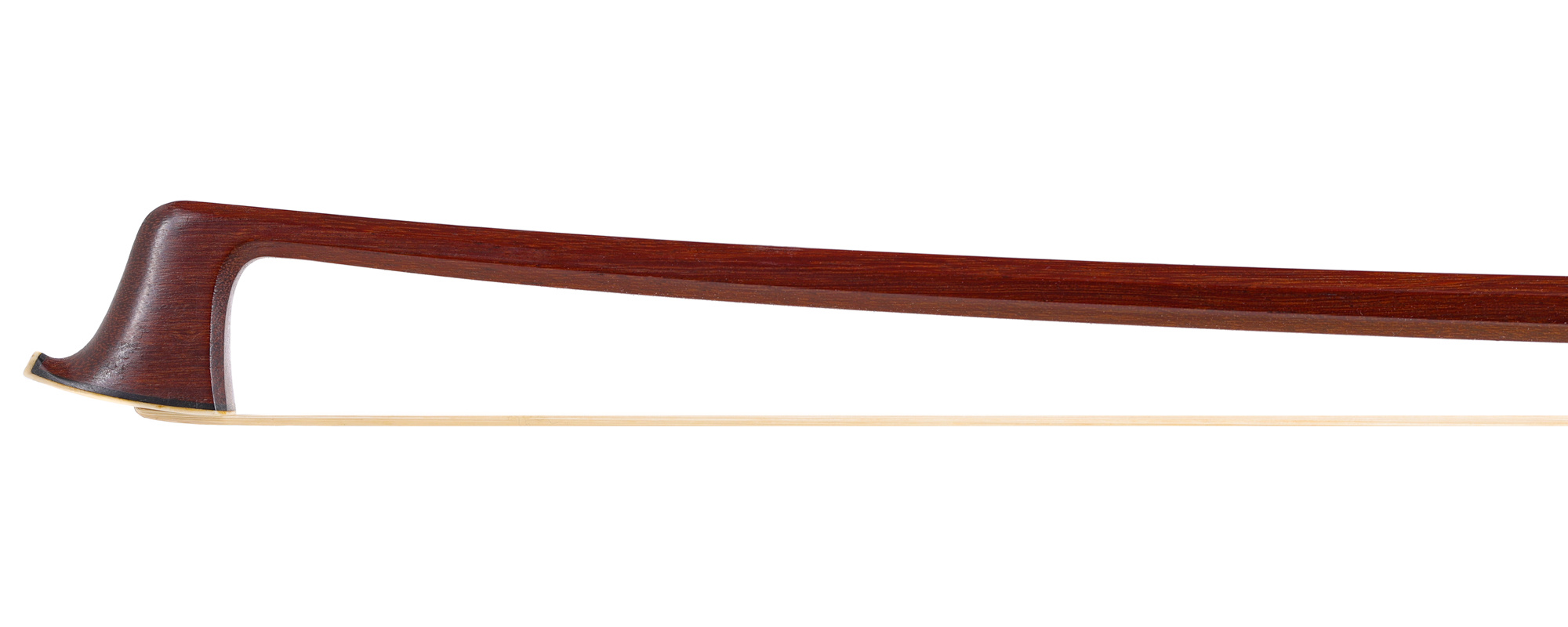 H. R. Pfretzschner copy viola bow, gold-mounted, W. Germany, 66.0 grams