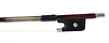 Pique pernambuco violin bow, silver-mounted, 57g, early 20th century, GERMANY