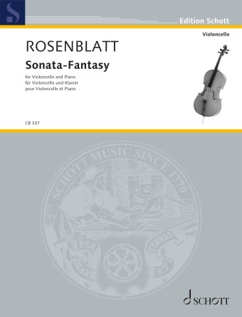 Schott Music Rosenblatt, Alexander: Sonata-Fantasy (Cello and Piano)