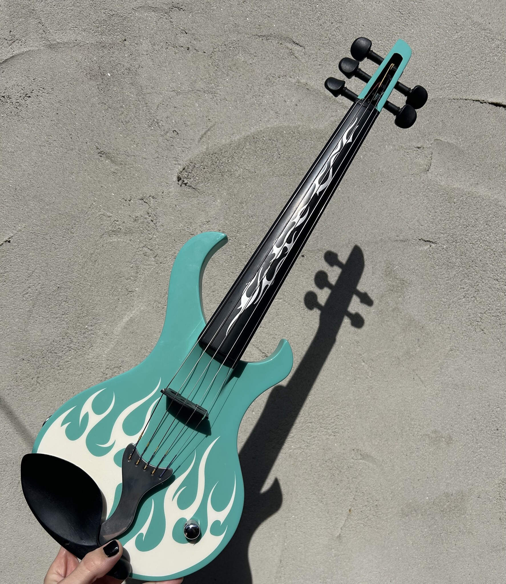 Wood Violins KATANA SABRE 5-string BEL-AIRE custom finish semi hollow-body Mark Wood Violins, USA