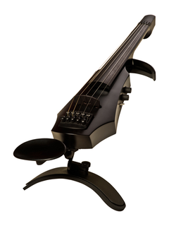 NS Design NS Design NXT5a Satin Black 5-string electric violin with case. Czech Republic