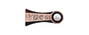English A.R. BULTITUDE violin bow, tortoise shell, chased rose-gold mountings, gold Tudor Rose gold inlays, round stick 61.9 g | Metzler Violins