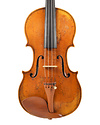 French Francois Caussin violin, labeled "Nicolo Gagliano", Bernard Millant certificate