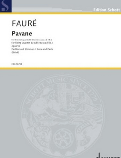 Schott Music Faure (Birtel): Pavane Op. 50 (string quartet) | Metzler Violins
