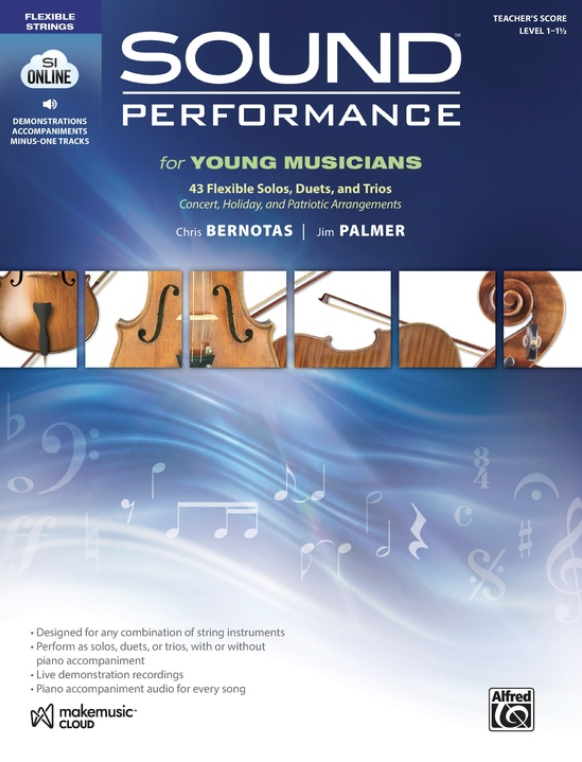 Alfred Music Bernotas (Palmer): Sound Performance for Young Musicians (score) | Metzler Violins