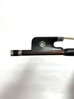 *ALBERT NÜRNBERGER* silver cello bow, octagonal stick, 78.1 grams, ca 1950 | Metzler Violins