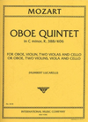 International Music Company Mozart, W.A.: Oboe Quintet K388/406 (oboe, violin, 2 violas, cello) Or (oboe, 2 violins, viola & cello)