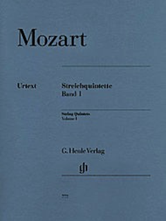Mozart, W.A. (Seiffert/Herttrich, ed.): String Quintets Vol.1, urtext  (2 violins, 2 violas, and cello)
